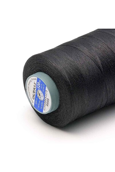 ENKAAKSESUAR خيط خياطة OLTALI 120 لون أسود 5000 متر.