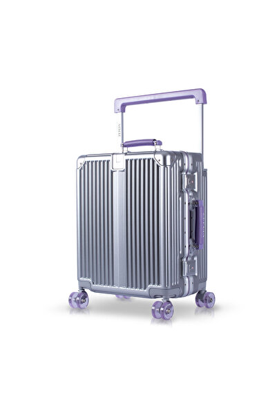 Zeplin Boxy PC Policarbon Kabin Boy Valiz Silver-Mor