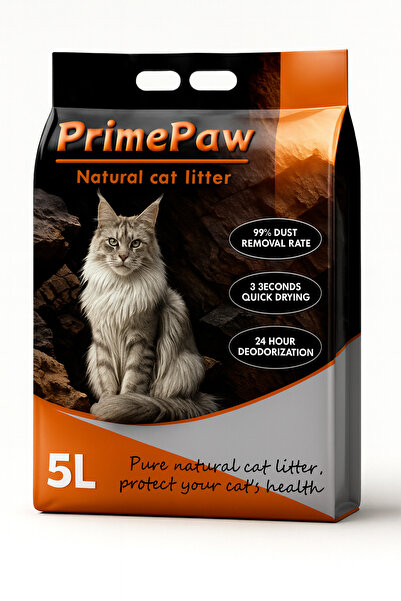 Natural Grade B bentonite cat litter 5L