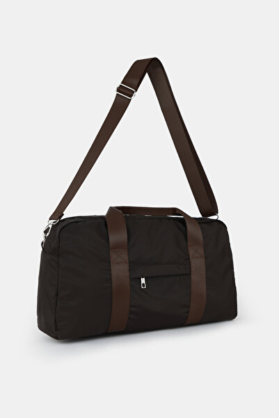 ICONE BAG Bitter Coffee Sports Women & Men Duffel Bag, Parachute Fabric Unisex Sports Fitness Gym Bag with Front Pocket