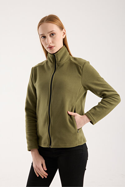 KAPHONE Women's Full Zip 2-Pocket Fleece Jacket