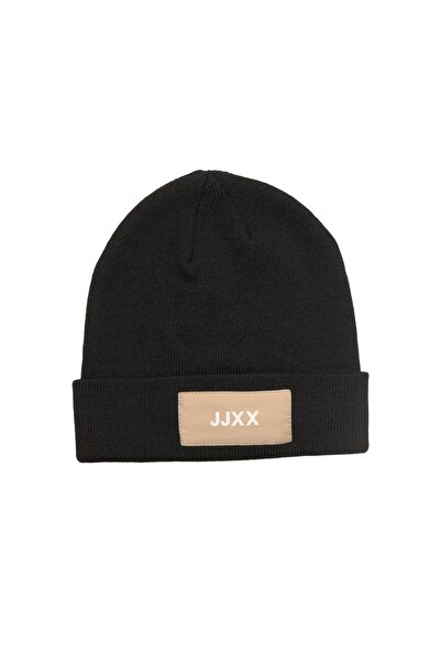 Jack & Jones Jxbasic Logo Beanie Acc Sn Women's Black Beanie - 12205033