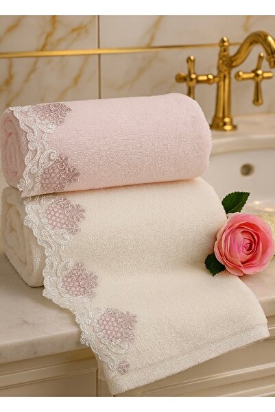 Çeyiz Bahçesi Πετσέτα Serimo Velvet 2 Pack