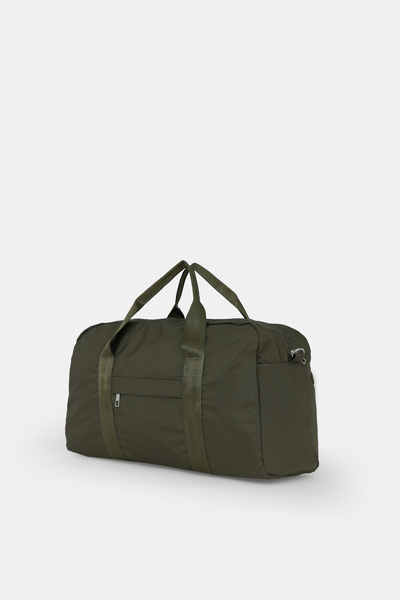 ICONE BAG Khaki Sports Women & Men Sports Bag, Unisex Sports Fitness Gym Bag with Parachute Fabric Front Pocket