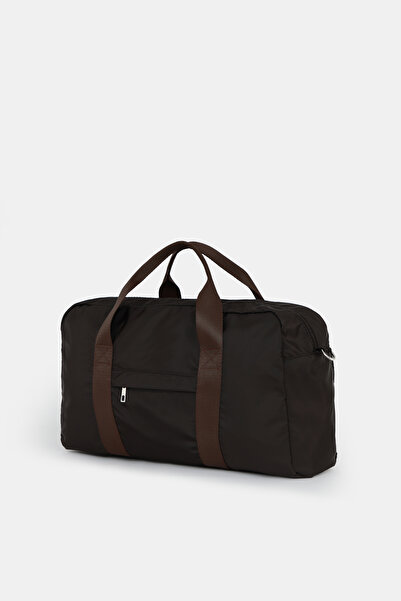 ICONE BAG Bitter Coffee Sports Women & Men Duffel Bag, Parachute Fabric Unisex Sports Fitness Gym Bag with Front Pocket