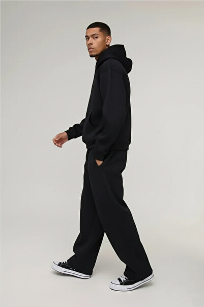 NEWLAKER Σετ Unisex Oversize Premium Φούτερ & Φούτερ Παντελόνι