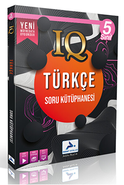 paraf yayınları Paraf Yayınları 5. Sınf IQ Türkçe Soru Kütüphanesi