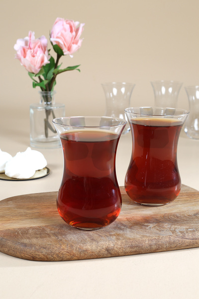 Rakle Pure imported thin glass 6-piece tea cup set 120 cc