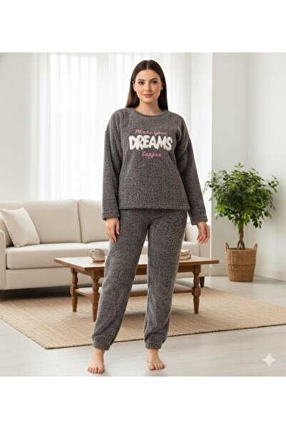 Sude HOMEWEAR PLUSH PAJAMAS SET