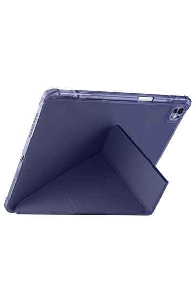 NewFace iPad Air 13 Compatible (2024) Case Mars Tablet Case with Pen Holder (120958) - Navy Blue