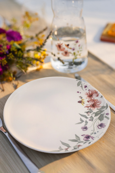 Rakle Darrel Ceramic 4-Piece Serving Plate Set 25.5 cm