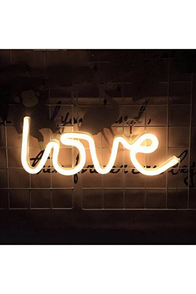 Poznan Lighting Neon Işıklı Gece Dekorasyonu | Love