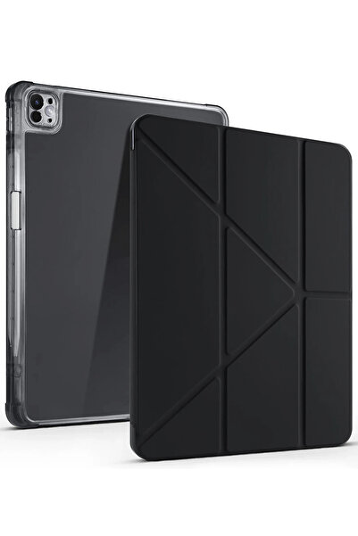 NewFace حافظة آيباد إير 13 (2024) من RDBYDN مع حامل قلم، حافظة تابلت مارس (171357) - أسود