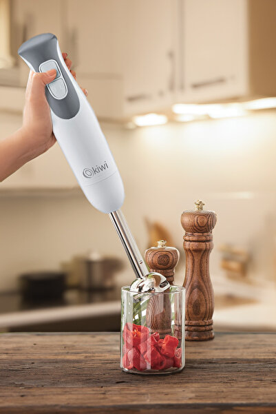 Kiwi Khb-4416 Stainless Steel Blade Hand Blender |   Quiet Motor & 2 Speed Settings