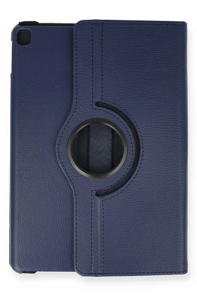 NewFace Rdbydn iPad 10.2 (7Th Generation) Case 360 Tablet Leather Case (133333) - Navy Blue