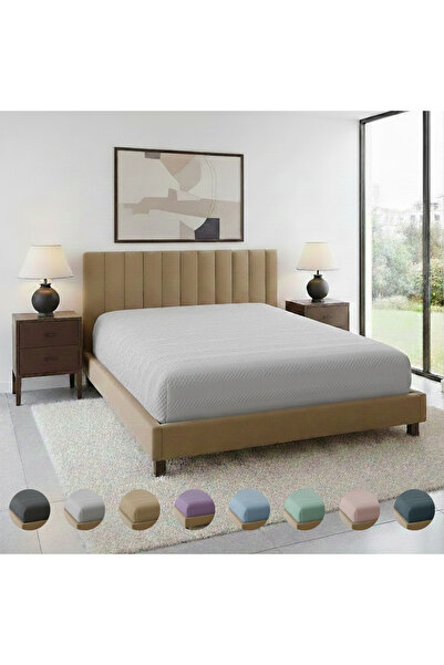 Semay Tekstil Elastic Fitted Bed Sheet Combed Cotton Jacquard Patterned