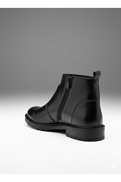 BESS SHOES Valódi bőr vízálló férfi csizma - teljesen ortopéd és hidegálló