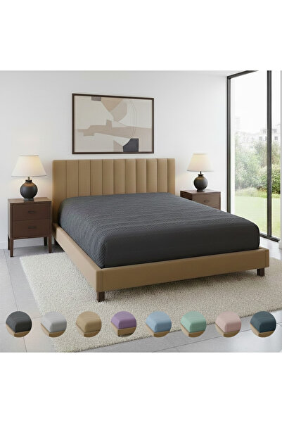 Semay Tekstil Elastic Fitted Bed Sheet Combed Cotton Jacquard Patterned