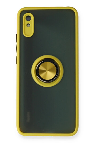 NewFace غطاء سيليكون متوافق مع هاتف Xiaomi Redmi 9A مع حلقة مونتريال (135930)...