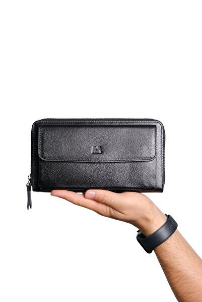 MFT Leather Design حقيبة يد من الجلد الطبيعي للجنسين |   كانيليا 1310 نابا بلاك