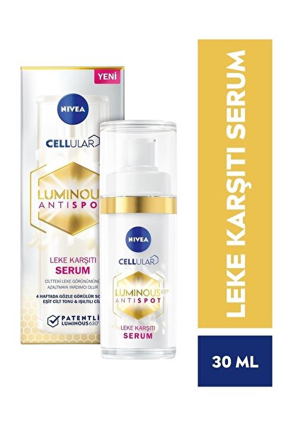 NIVEA Luminous630 Leke Karşıtı Cilt Serumu 30ml,eşit Cilt Tonu G.k ---354