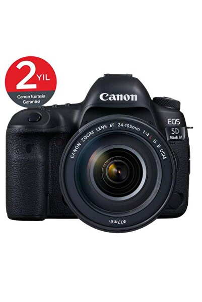 Canon Canon EOS 5D Mark IV DSLR Camera Black With 24-105mm F/4L IS USM Lens