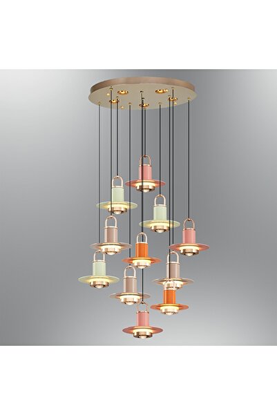 Özcan Aydınlatma 2821-11A-28 Marina 11'Li Sarkıt Mixed