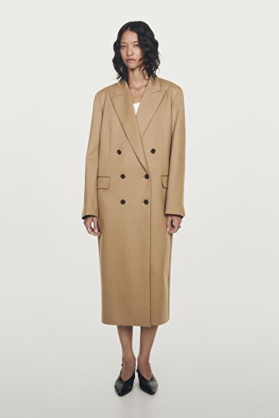 Massimo Dutti %100 yün uzun kaban