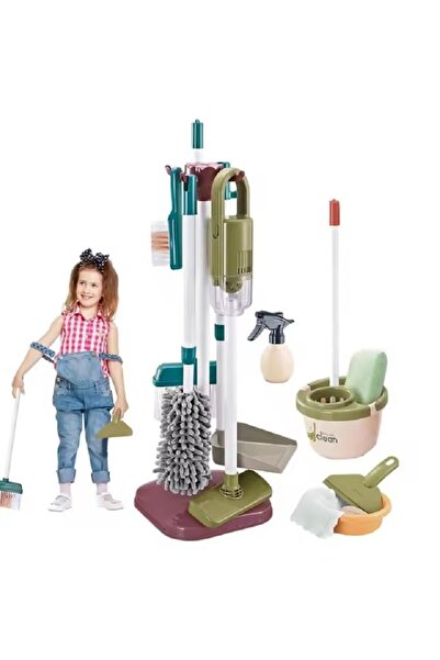 indiggo Interactive and Educational Cleaning Playset and Role Play Toy for Kids, 23 Pieces