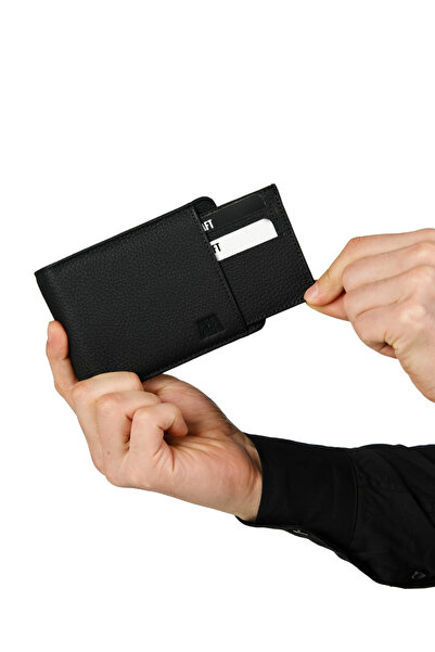 MFT Leather Design محفظة رجالية من الجلد الطبيعي من فوسيل