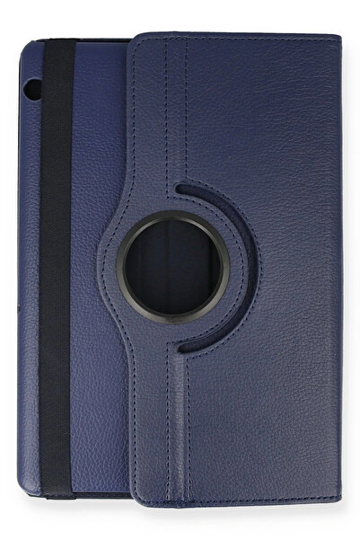 NewFace حافظة جلدية متوافقة مع تابلت هواوي ميدياباد تي 5 10 360 (163016) - أزرق داكن