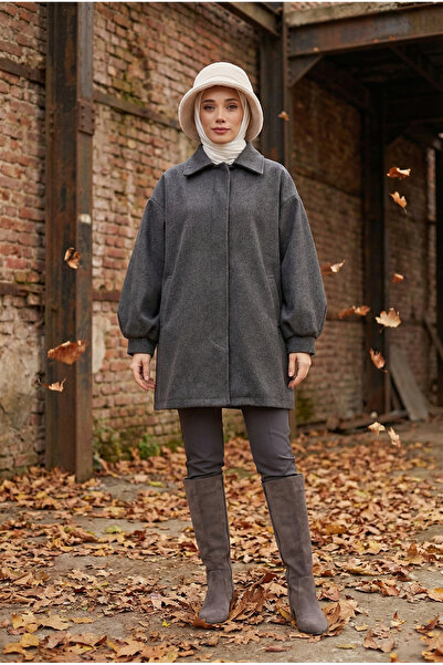 Aisha's Design Winter Plain Cashmere Bucket Hat, B-99Dk, Cream