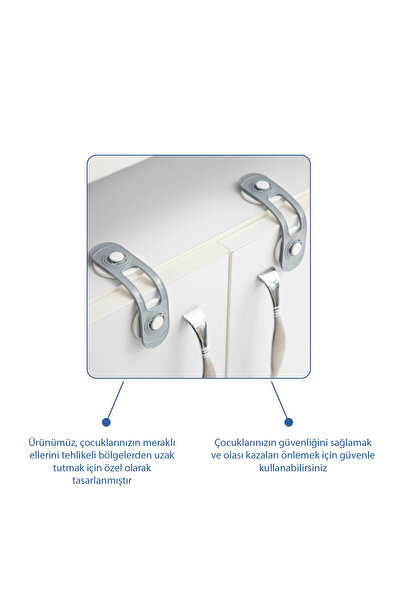 Babyjem Міні-замок багатоцільового призначення, 2 шт., сірий