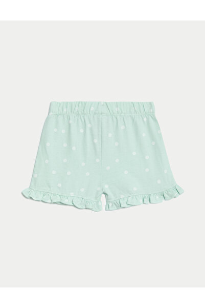 Marks & Spencer Saf Pamuklu 2'li Şort (0-3 Yaş)