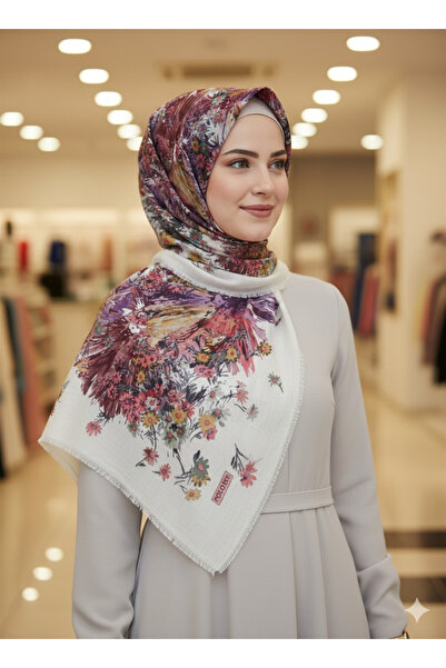 polo istanbul FLAMLI KETEN EŞARP TÜLBENT