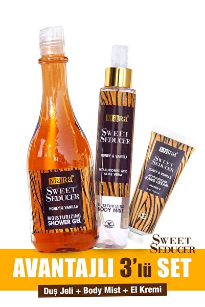 Mara Sweet Seducer Bal Vanilya Avantajlı 3'lü Set
