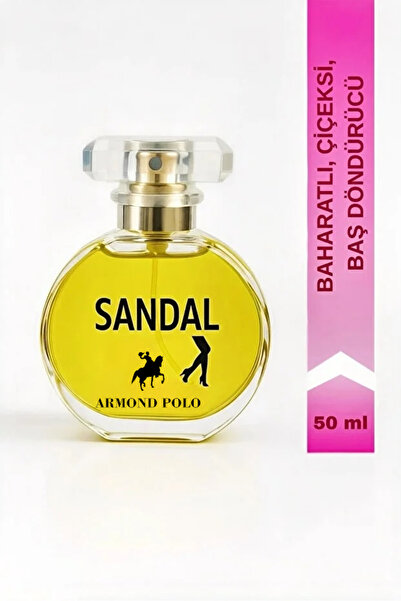Armond Polo Sandal Kadın Parfüm 50ml Aromatik, Baharatlı, Kan Portakalı, Bal, Gardenya, Yasemin, ve Paçuli