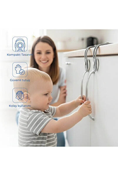 Babyjem Міні-замок багатоцільового призначення, 2 шт., сірий