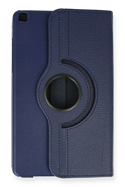 NewFace حافظة جلدية لجهاز سامسونج جالاكسي تاب A 8 من RDBYDN، حافظة 360 درجة (154519) - أزرق داكن