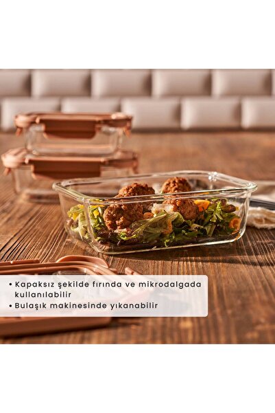 Bella Maison Terra Glass Storage Container Beige (1050 Cc)