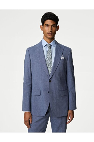Marks & Spencer Tailored Fit Klasik Keten Ceket