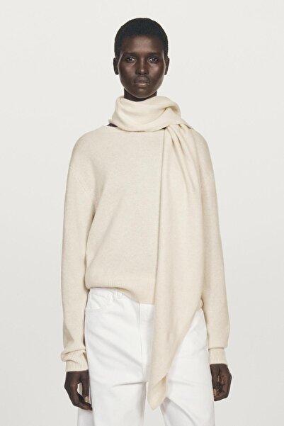 Massimo Dutti %100 kaşmir atkı yaka kazak