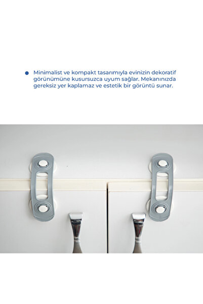 Babyjem Міні-замок багатоцільового призначення, 2 шт., сірий