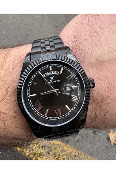 Daniel Klein Aylı Günlü Rolex Modeli Erkek Saati