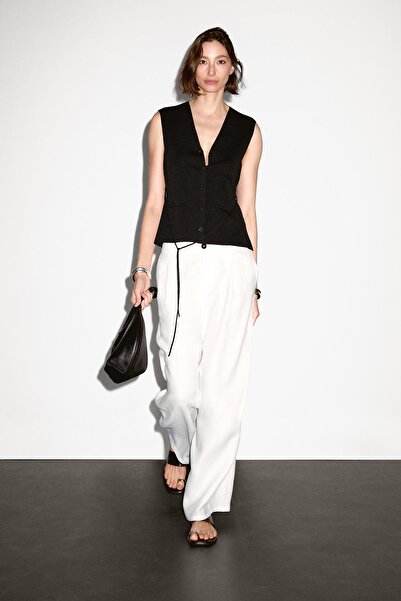 Massimo Dutti V yaka triko süveter