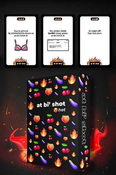 at bi' shot Hot - Romantik Içki Oyunu | Sevgililer Günü | Parti Oyunu | Shot Oyunu | Çift Oyunu | Kart Oyunu