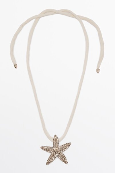 Massimo Dutti İpek yıldızlı ip kolye