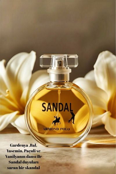 Armond Polo Sandal Kadın Parfüm 50ml Aromatik, Baharatlı, Kan Portakalı, Bal, Gardenya, Yasemin, ve Paçuli