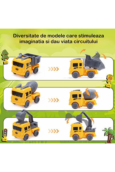 Smart Vibe Construction FunTrack Vehicle Circuit Track Set, 178 Pieces