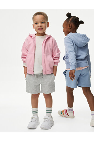 Marks & Spencer Regular Fit Pamuklu Şort (2-8 Yaş)